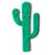 Seed Paper Shape Bookmark - Cactus Style Shape